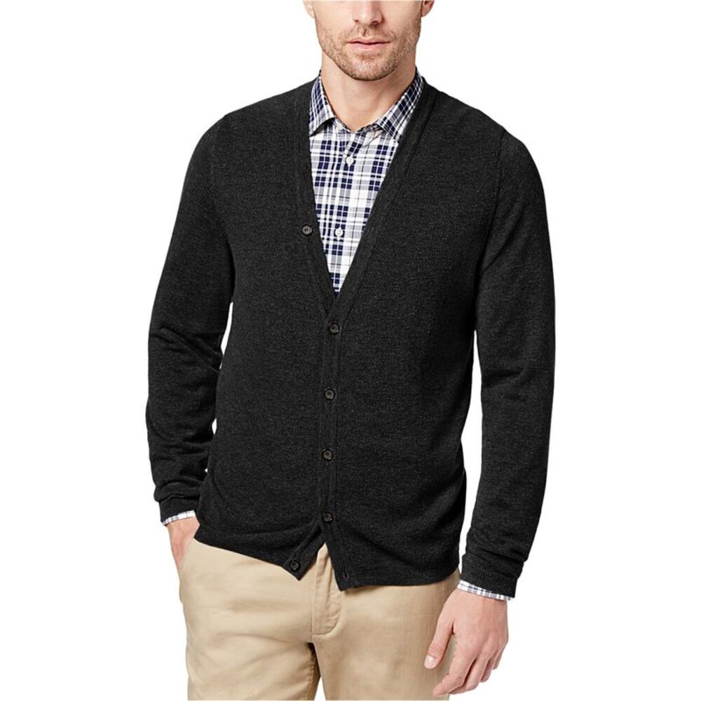 Daniel Hechter Mens LS Cardigan Sweater, NWT